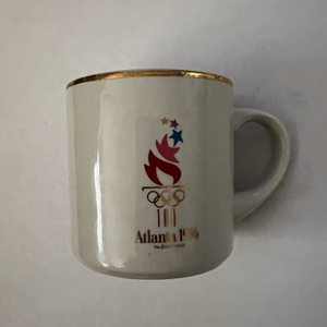 1996‎ Atlanta Summer Olympics coffee tea collectors MUG gold rim